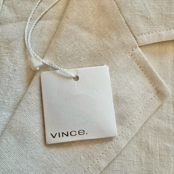 Vince Three Button Down Linen Silk Blend Single Breasted Blazer 4 NWT - Picture 4 of 12